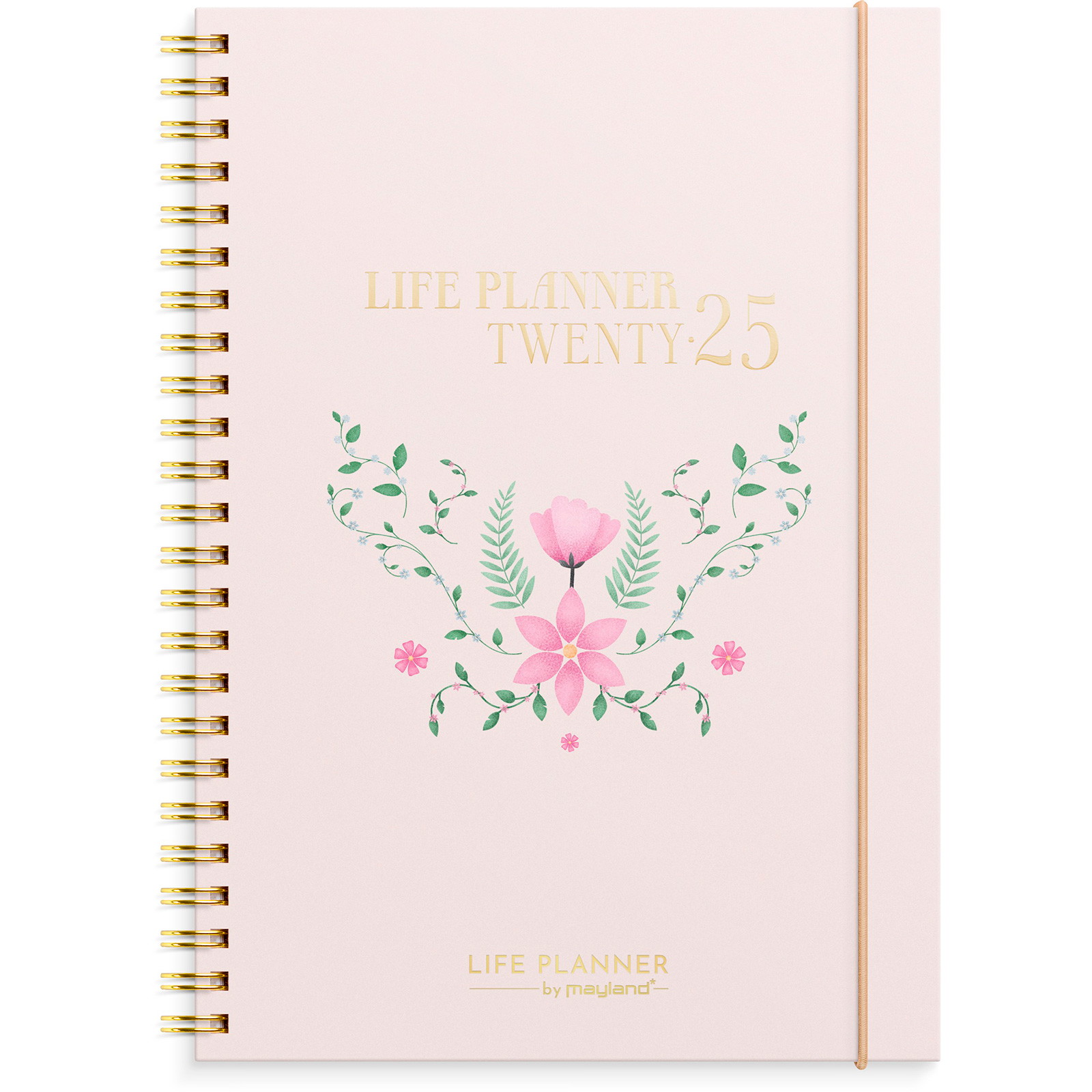 Burde 2025 25227700 life planner ugekalender 21,5x16cm lyserÃ¸d