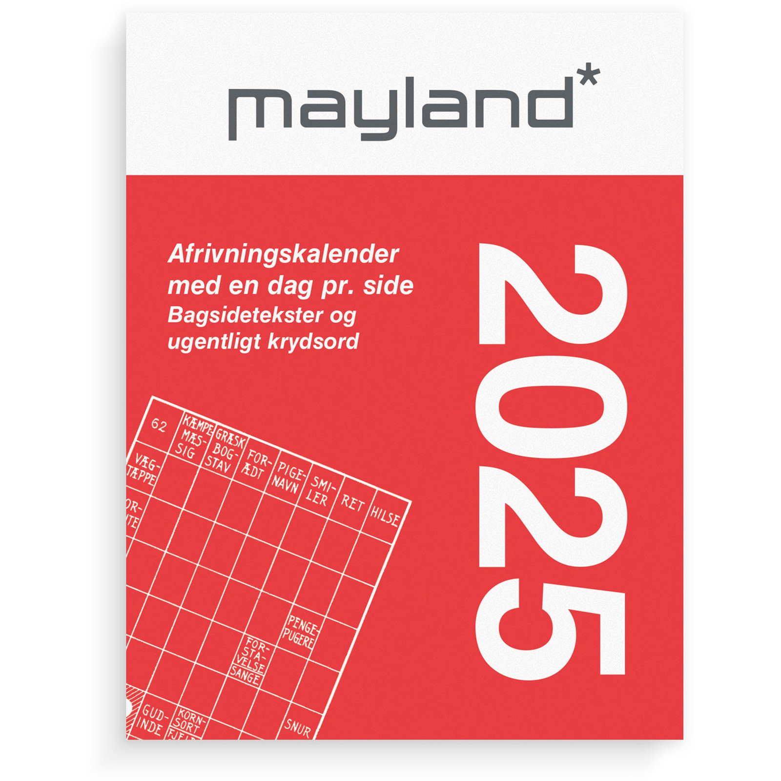 Mayland 2025 25241000 broderikalender 6,4x5 cm