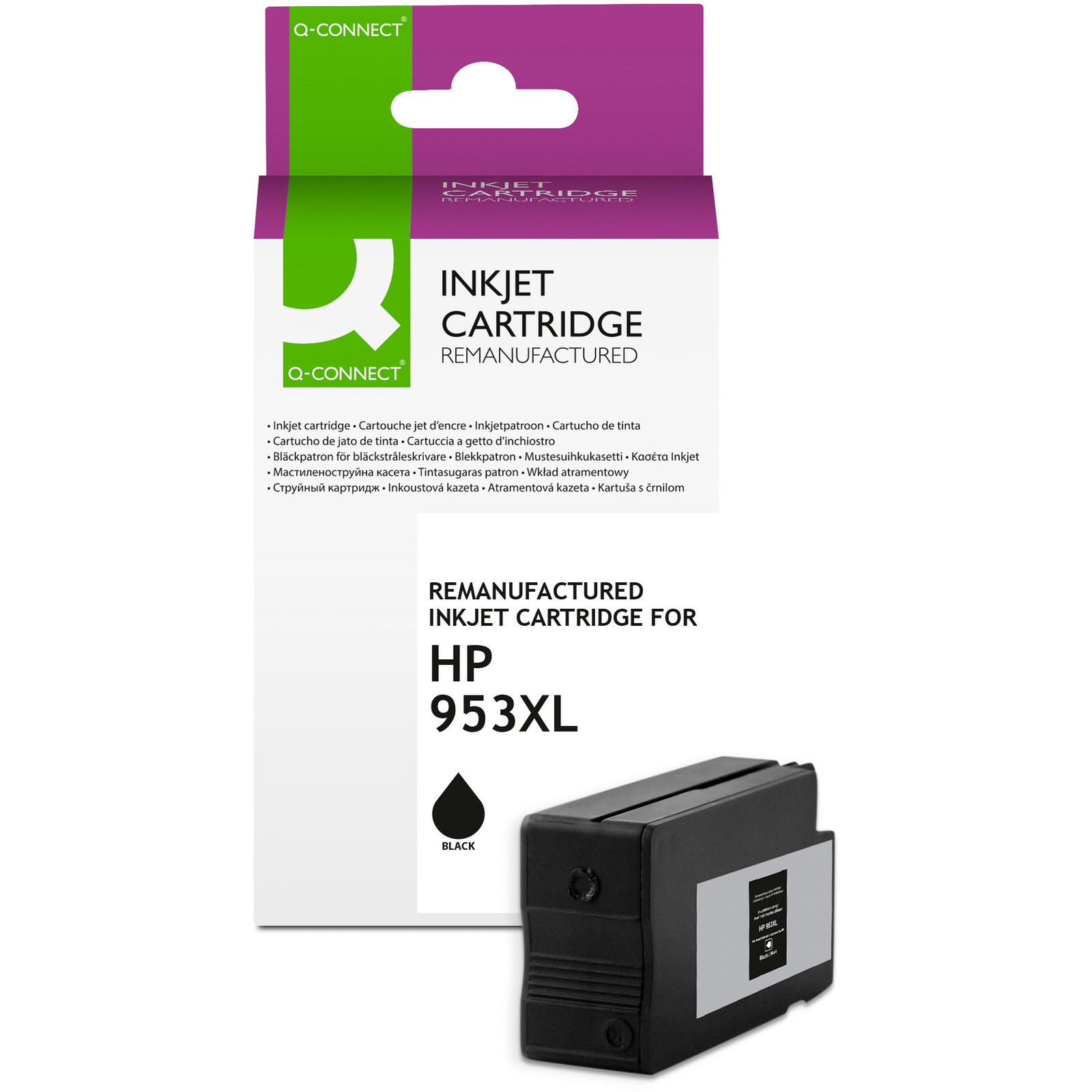 Q-connect 953XL blækpatron sort 2000ark