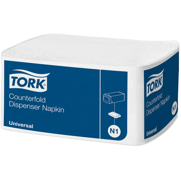 Tork 10935 Universal servietter 1-lags N1 hvid 300stk