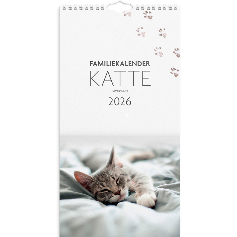 Mayland 2026 26066140 katte vægkalender 22x43cm