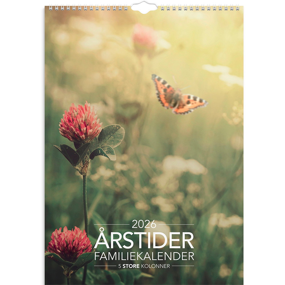 Mayland 2026 26066260 moderne vægkalender A3 30x42cm
