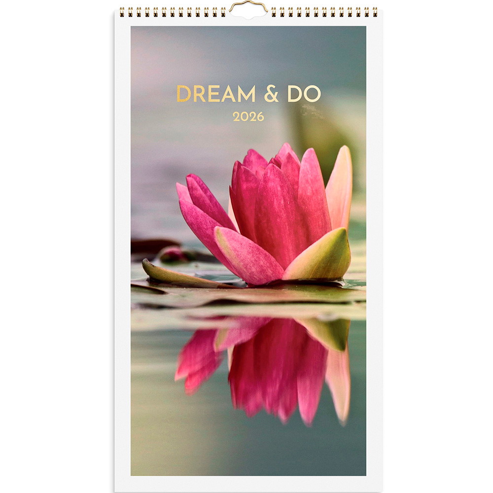 Mayland 2026 26066530 Dream & Do vægkalender 25x45cm