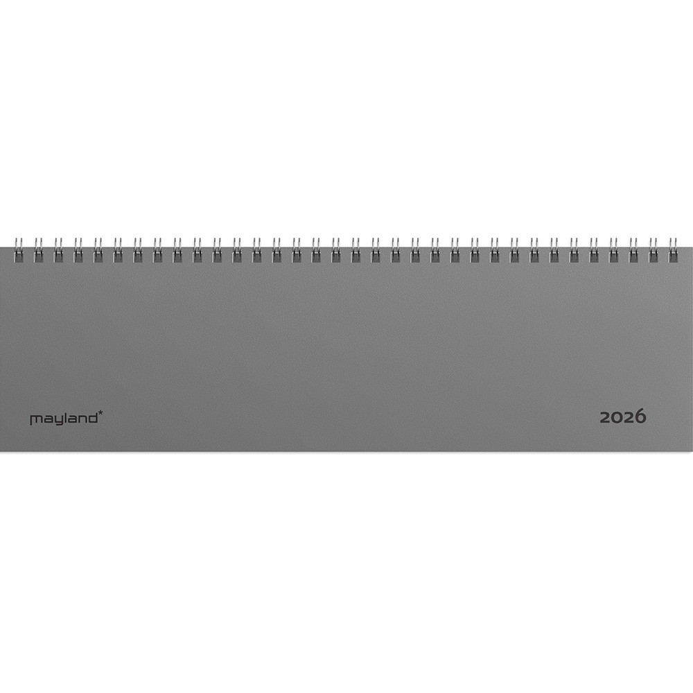 Mayland 2026 26130000 bordkalender 10x30cm grå