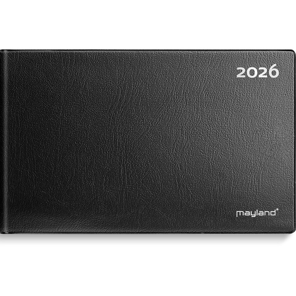 Mayland 2026 26132000 mini bordkalender 9,5x15,3cm sort
