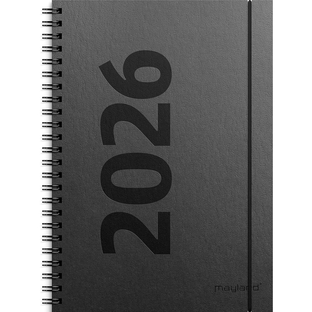 Mayland 2026 26200500 ugekalender A5 sort