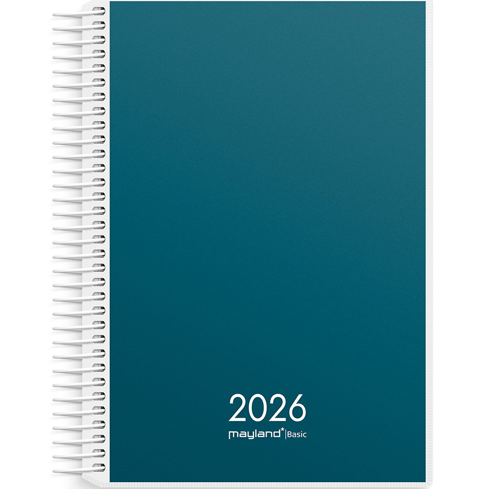 Mayland 2026 26265000 Basic dagkalender 18x14cm Blå