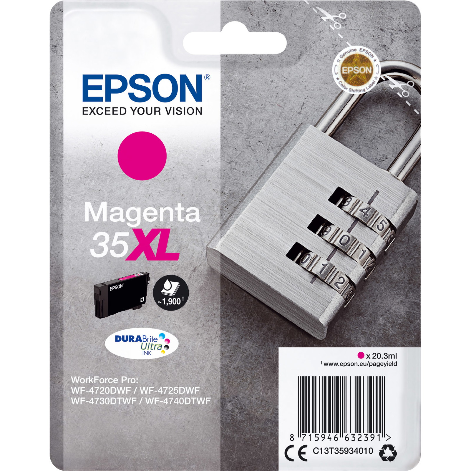 Epson BlÃ¦k C13T35934010 Mag.