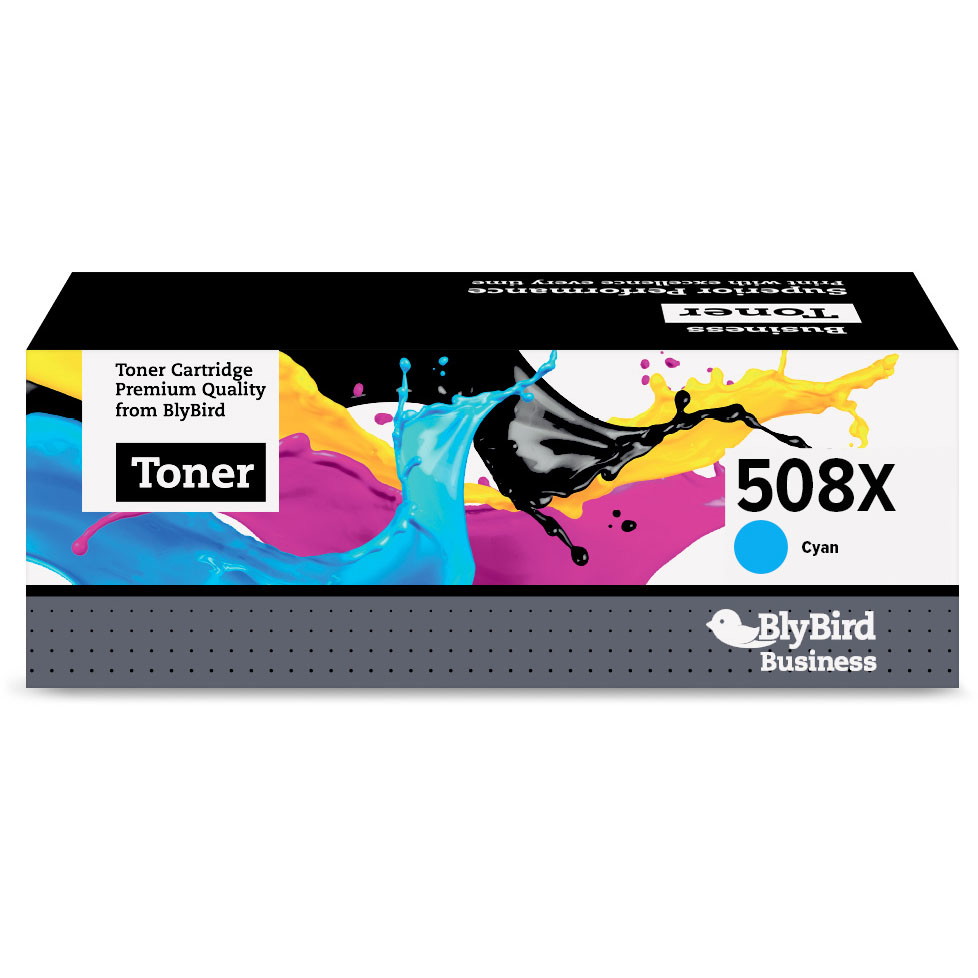 BlyBird 508X CF361X Cyan Lasertoner 9.500 sider