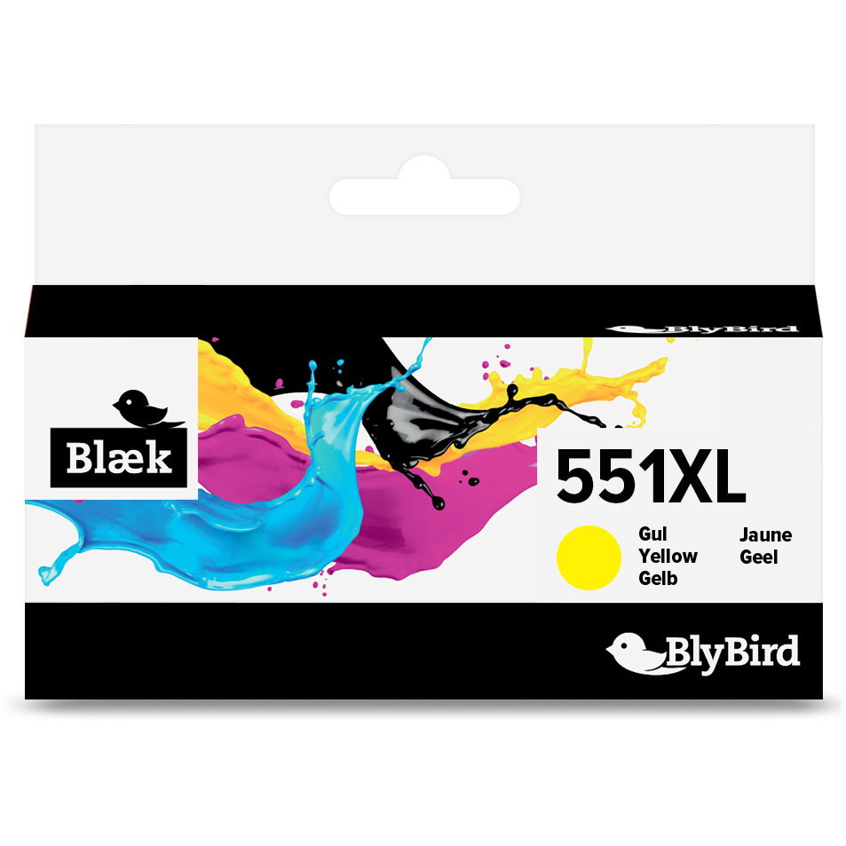 Blybird BlÃ¯Â¿Â½k CLI-551XL Y Gul