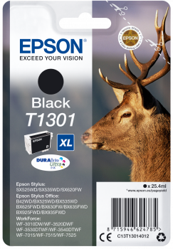 Epson T1301 C13T13014010 Sort BlÃ¦kpatron, 1.000 sider