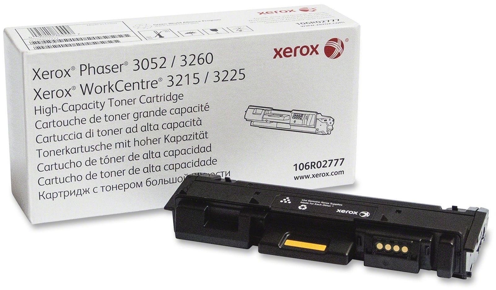 Xerox 106R02777 sort lasertoner, 3.000 sider