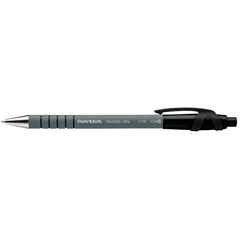 PaperMate FlexGrip Ultra pen med 1,0 mm spids i farven sort