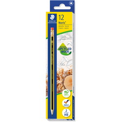 Staedtler Noris 122 HB-blyant med viskelæder 12stk