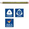 Staedtler Noris ergosoft 153 2B jumboblyant 12stk