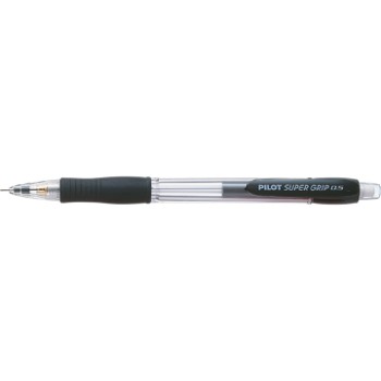 Pilot Super Grip pencil med 0,5 mm mine i farven sort