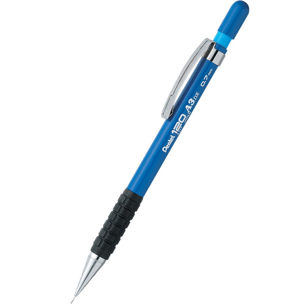12 x Pentel A317 pencil 0,7mm blå