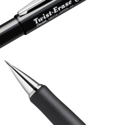 Pentel Twist-Erase QE515 pencil 0,5mm sort