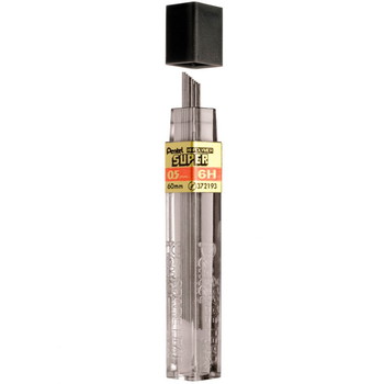 Pentel stifter 6H med 0,5 mm mine