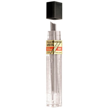 Pentel stifter 4H med 0,5 mm mine