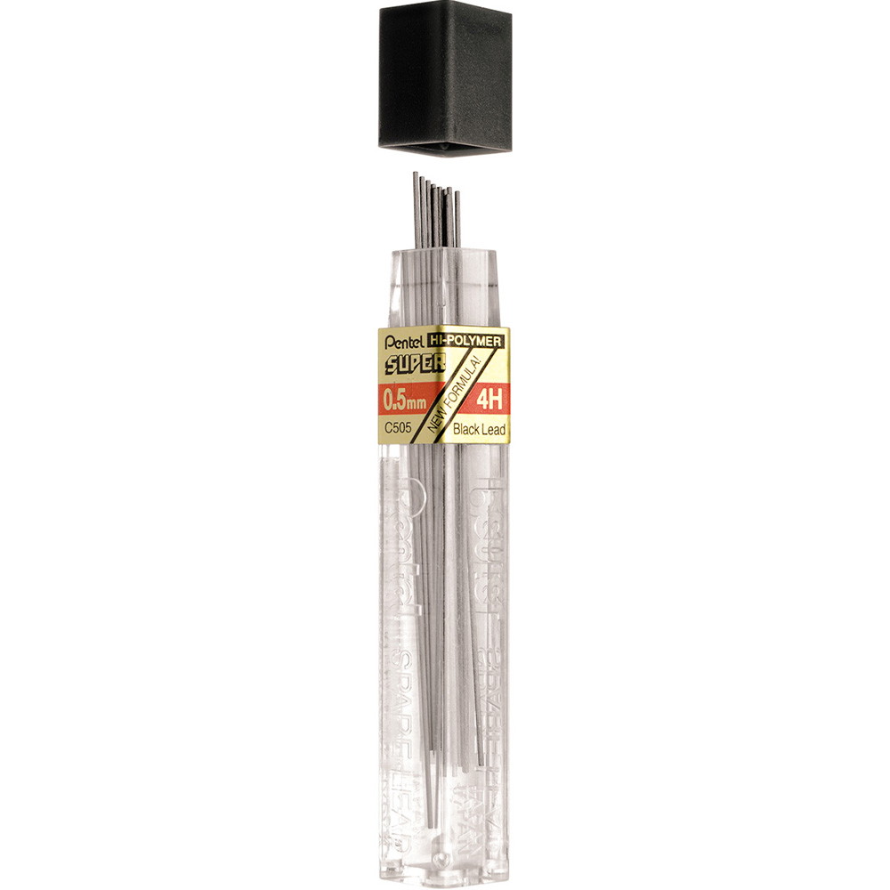 Pentel Hi-Polymer stifter 4H 0,5mm