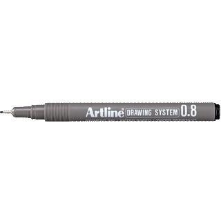 Artline Tech Drawing 238 pen med 0,8 mm stregbredde i farven sort