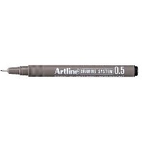 Artline Tech Drawing 235 pen med 0,5 mm stregbredde i farven sort