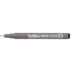 Artline Tech Drawing 235 pen med 0,5 mm stregbredde i farven sort