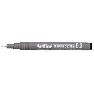 Artline Tech Drawing 233 pen med 0,3 mm stregbredde i farven sort