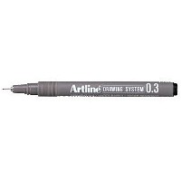 Artline Tech Drawing 233 pen med 0,3 mm stregbredde i farven sort