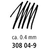 Staedtler Pigment Liner med 0,4 mm spids i farven sort