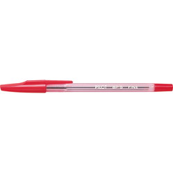 Pilot BP-S kuglepen med 0,21 mm stregbredde i farven rød