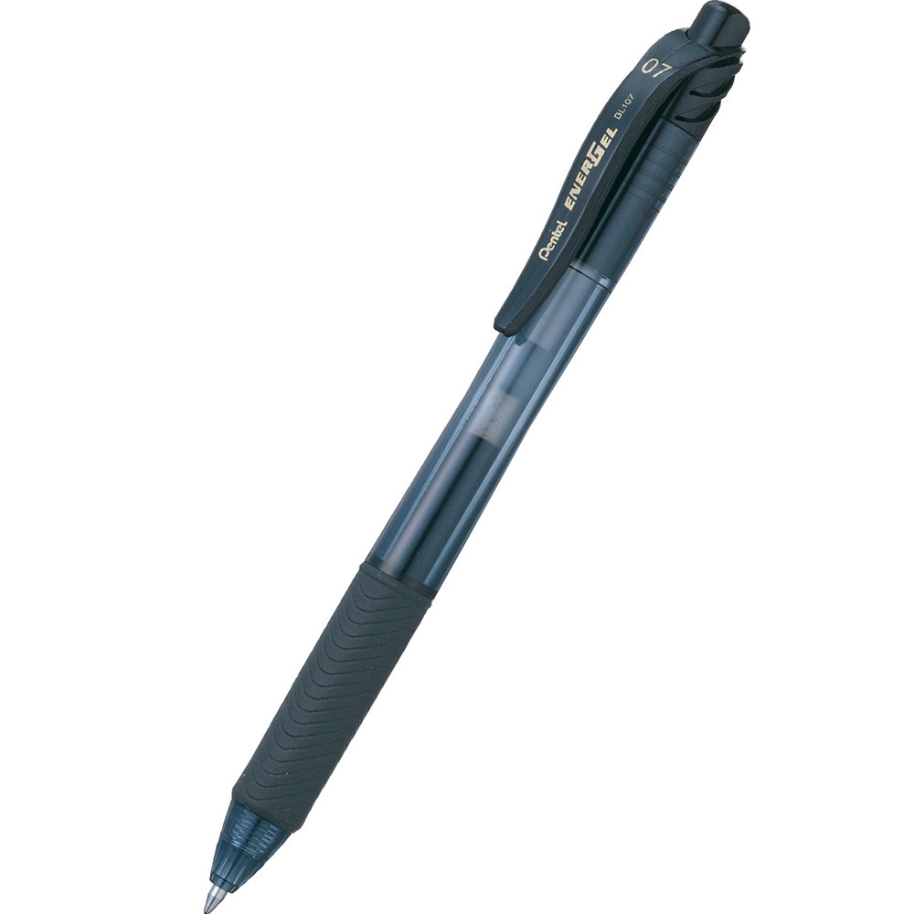 12 x Pentel EnerGel X BL107 kuglepen 0,7mm sort