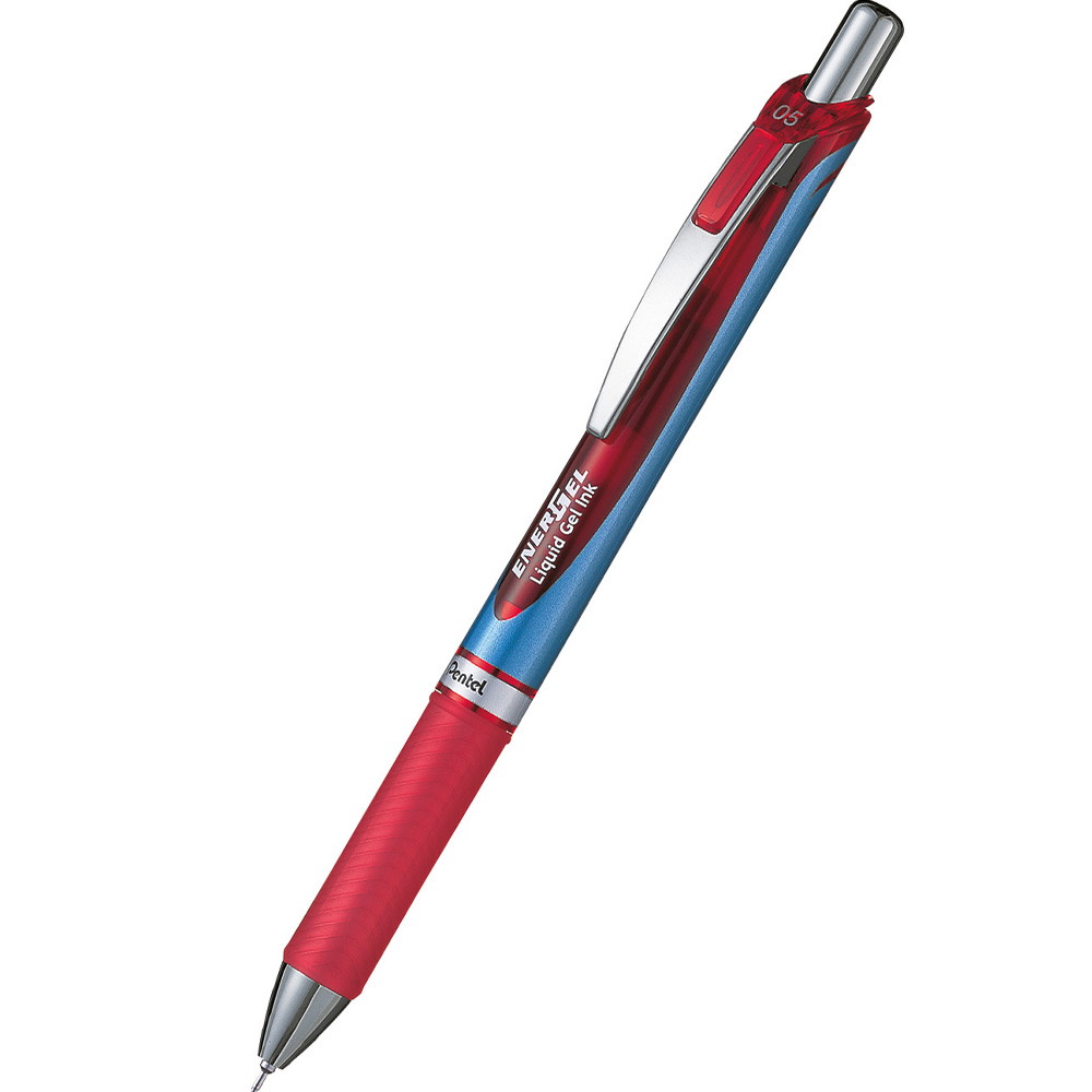12 x Pentel EnerGel BLN75 pen 0,5mm rød