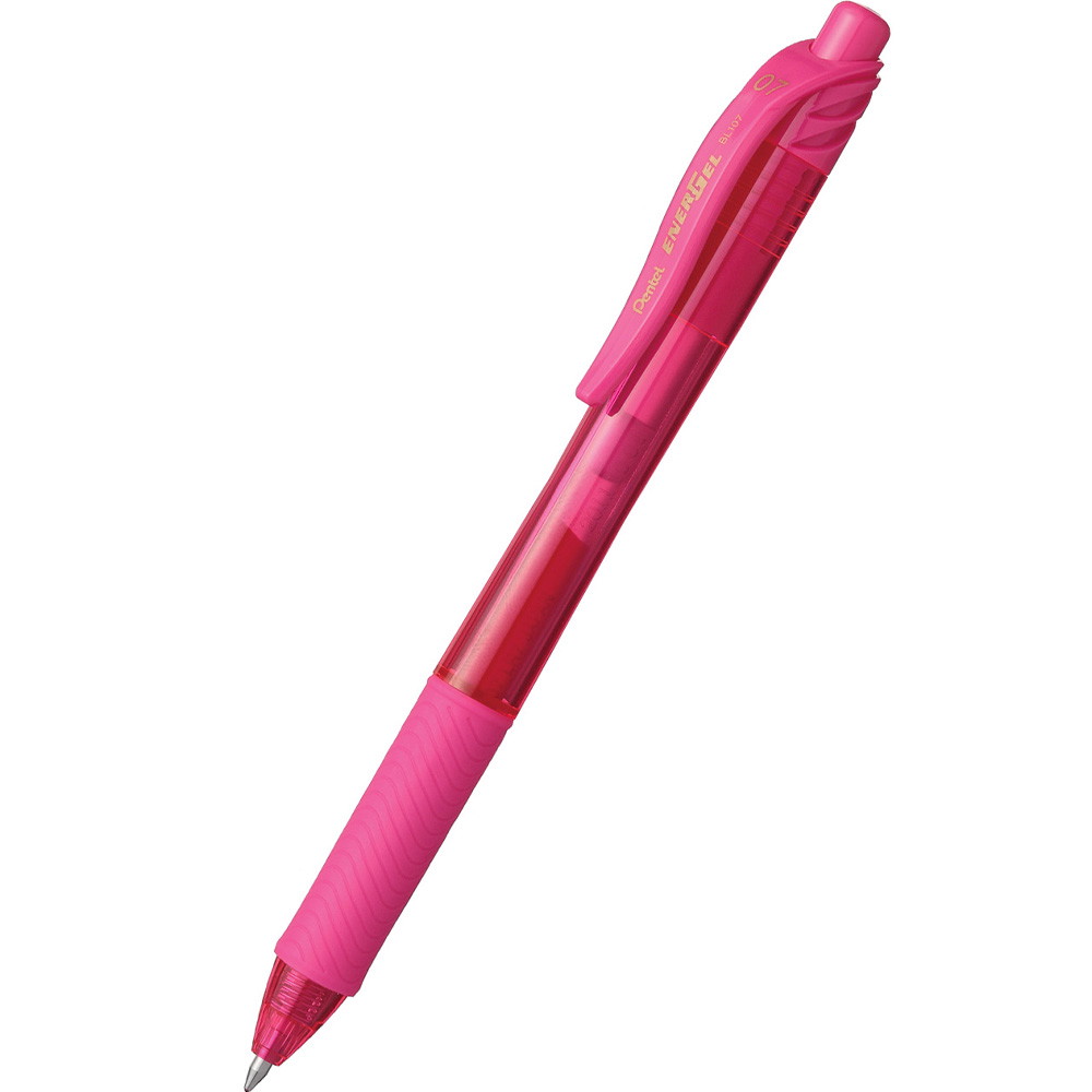 12 x Pentel Energel BL107 gelpen 0,7mm pink