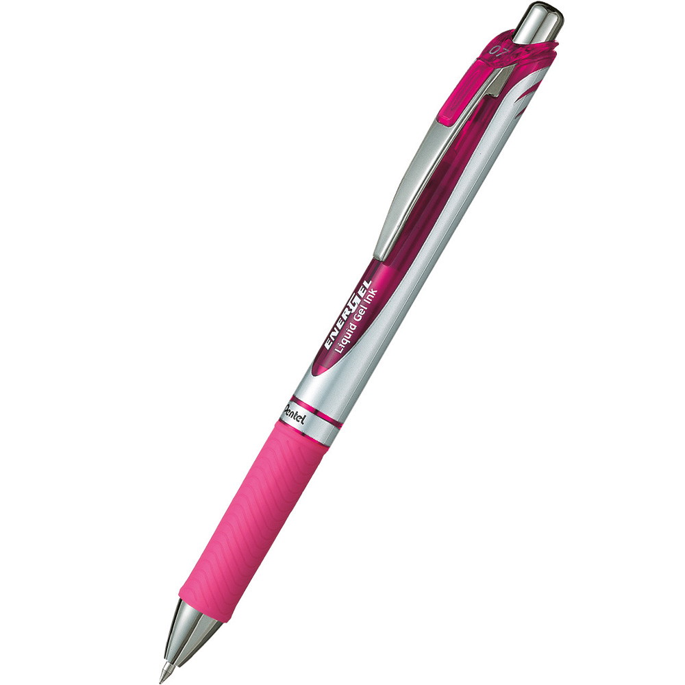 12 x Pentel EnerGel BL77 pen 0,7mm pink