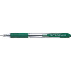 Pilot SuperGrip pen 0,21mm grøn