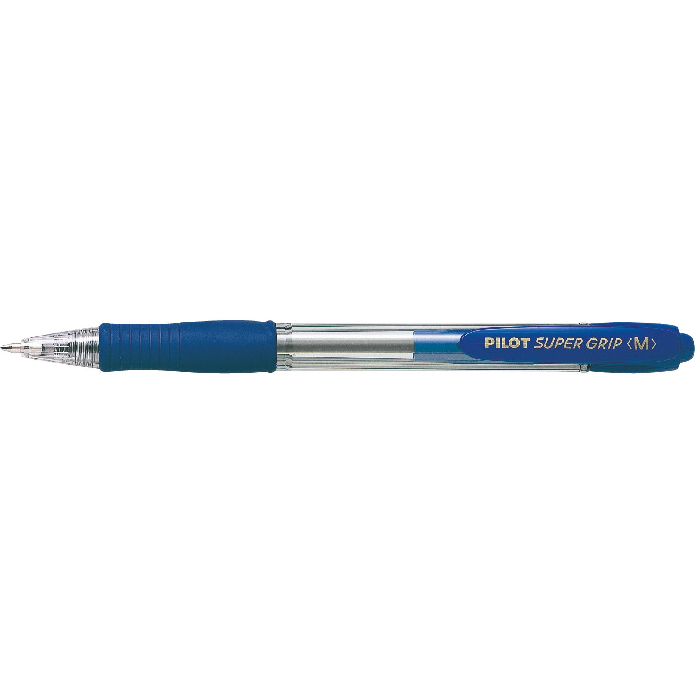 Pilot SuperGrip pen med 0,25 mm linjebredde i farven blå