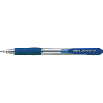 Pilot SuperGrip pen med 0,25 mm linjebredde i farven blå