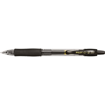 Pilot G2 gelpen med 0,7 mm spids i skrivefarven sort