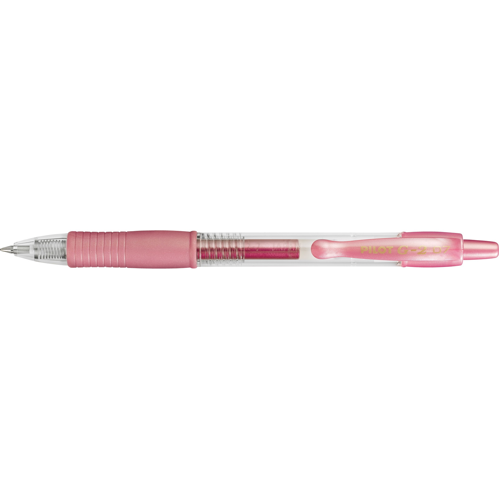 Pilot G2 gelpen med 0,7 mm spids i skrivefarven rosa