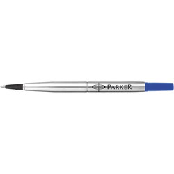 Parker refill til rollerball med medium spids i farven blå