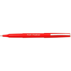 Fineliner Pilot rød Sp 1,2 / Sb 0,4 mm