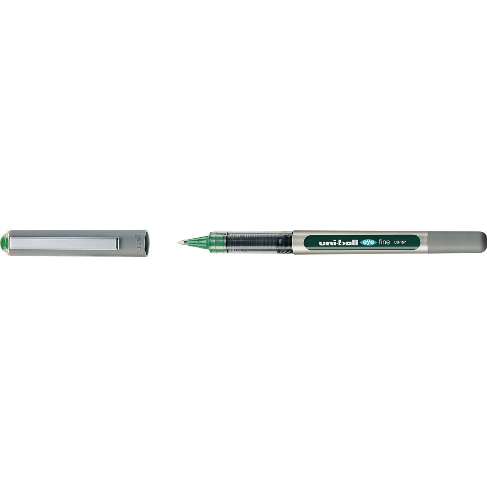 Uni-ball 150 EYE pen med 0,2 mm linjebredde i farven grøn
