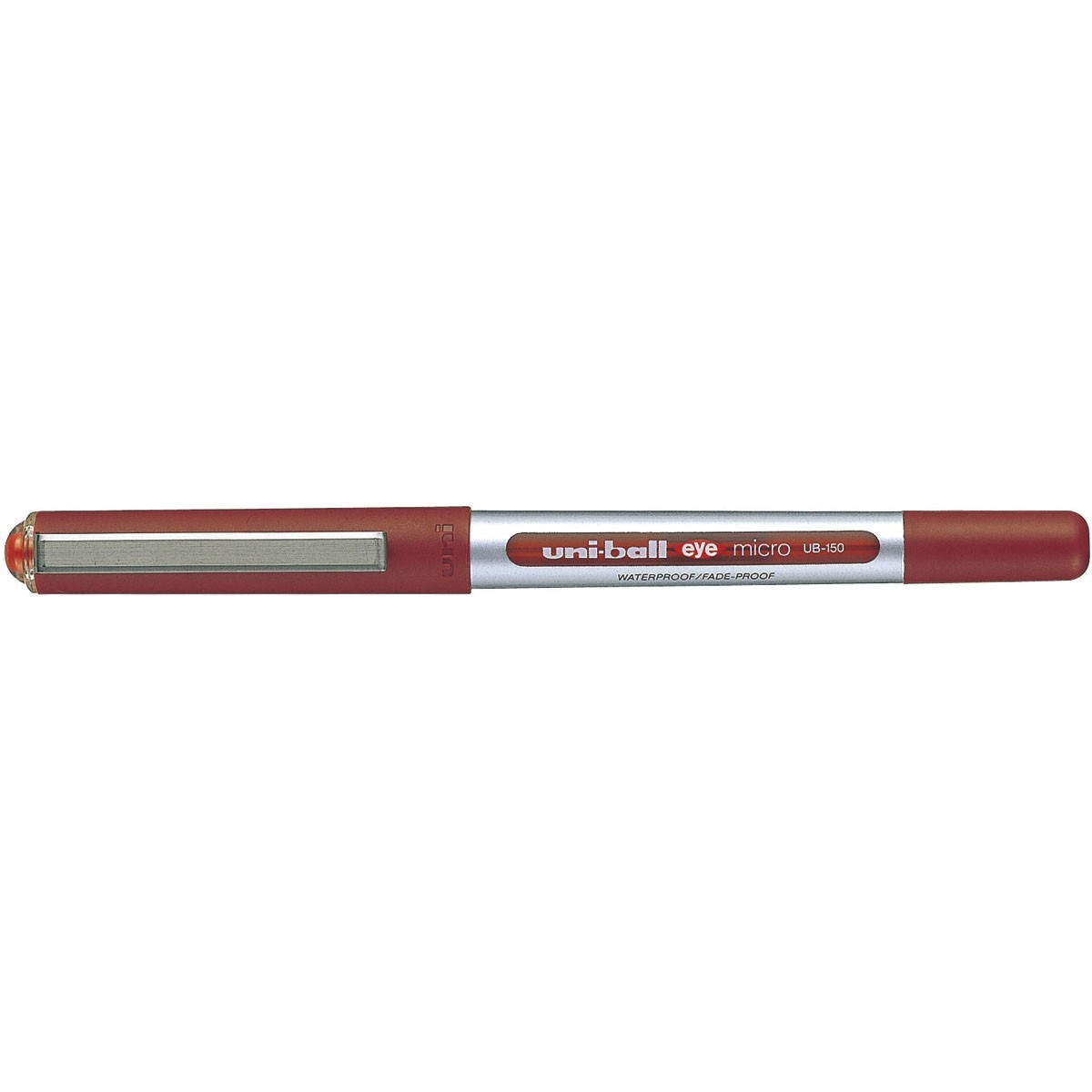 Uni-ball 150 EYE pen med 0,2 mm linjebredde i farven rød