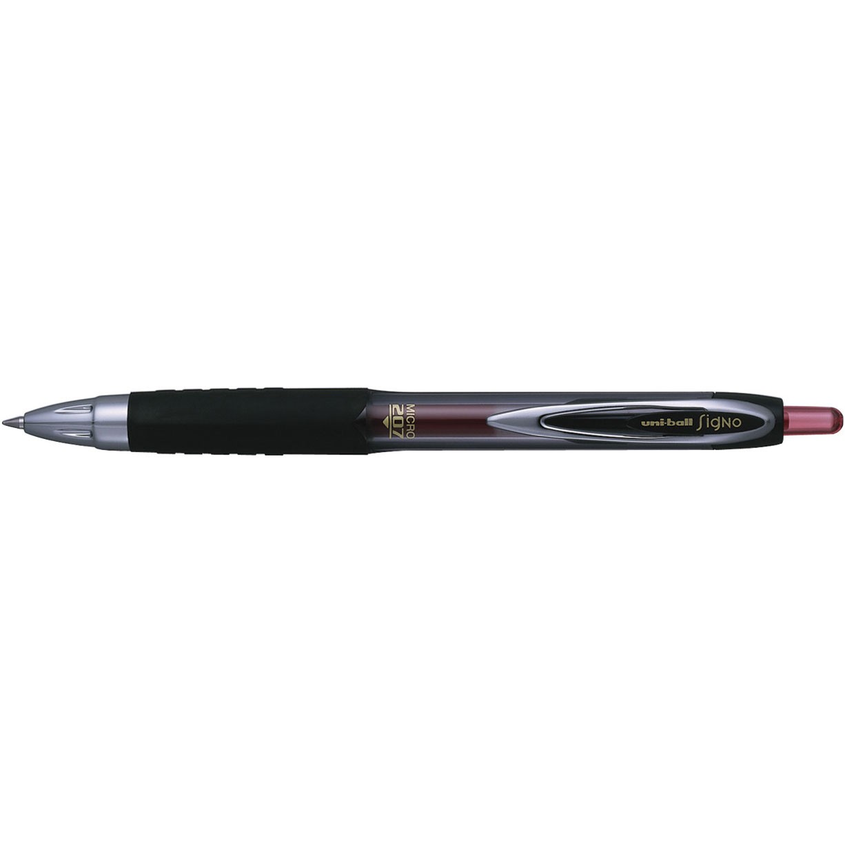 Uni-ball Signo 207 pen med 0,3 mm stregbredde i farven rød