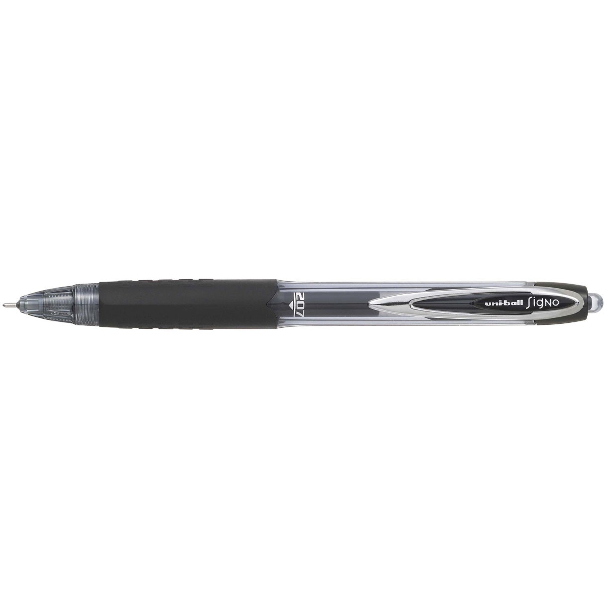 Uni-ball Signo 207 needlepoint pen med 0,4 mm skrivebredde i farven sort