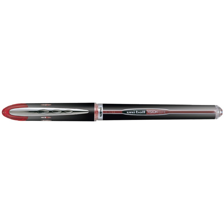Uni-ball Vision Elite 205 pen med 0,4 mm stregbredde i farven rød