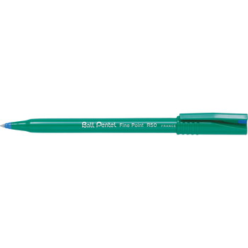 Pentel R50 rollerpen med blå skrivefarve