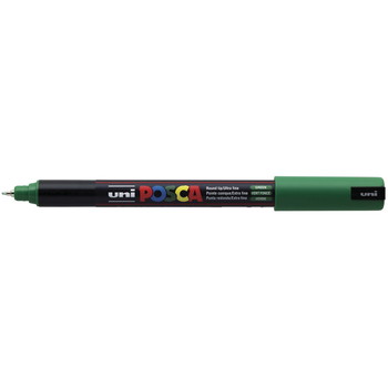 Uni Posca 1MR marker med ultrasmal skrivespids på 0,7 mm i farven grøn